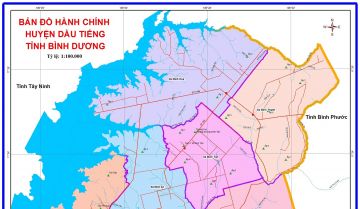 Bản đồ quy hoạch huyện Dầu Tiếng & thông tin cần biết
