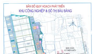 Toàn cảnh bản đồ khu công nghiệp Bàu Bàng