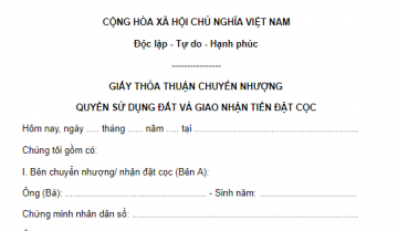 Mẫu giấy mua bán đất viết tay: Quy định MỚI NHẤT 2024