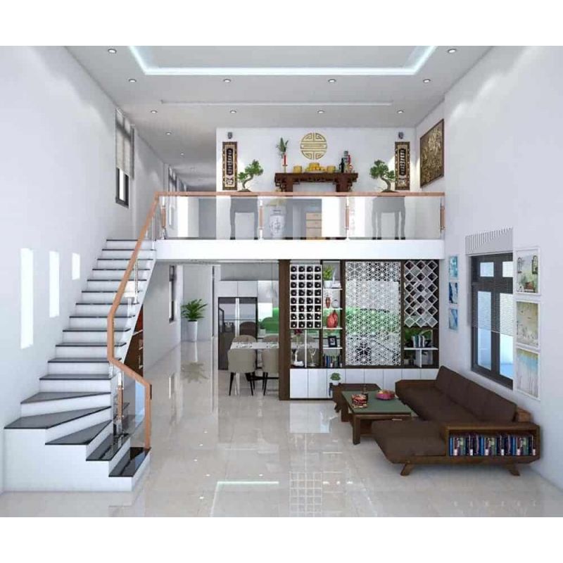 NHÀ GÁC LỬNG 3 PHÒNG NGỦ 500 TRIỆU THIẾT KẾ ĐẸP TIỆN NGHI ĐẦY ĐỦ CÔNG NĂNG
