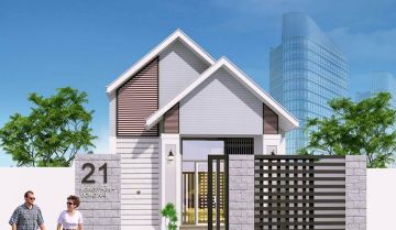 Top 5 mẫu nhà ống 1 tầng 75m2 đẹp, hiện đại và tiện nghi