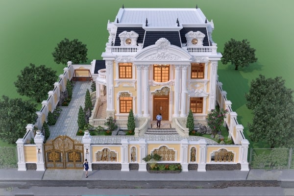 Top 5+ Mẫu Nhà 2 Tầng Kiểu Pháp Đẹp Nhất | Trần Anh Group