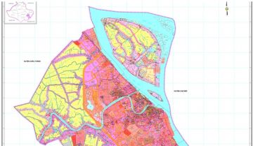 Bản đồ quy hoạch TP. Long Xuyên, An Giang 2035 - Tầm nhìn 2050